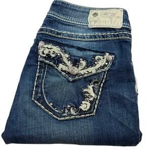 Y2K Silver Jeans Suki Flap 17 Boot Cut Size 29 x 33